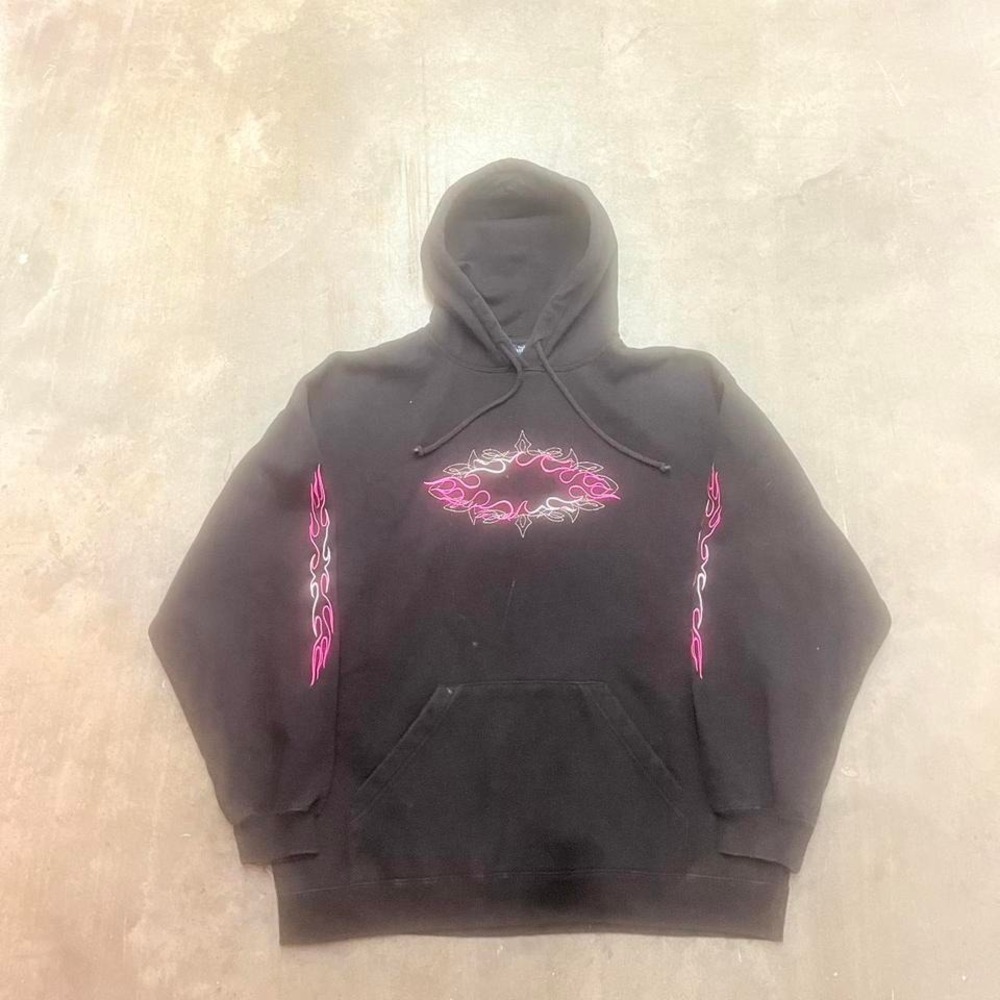 Vintage Y2K skater grunge big dogs‎ hoodie all embroidered